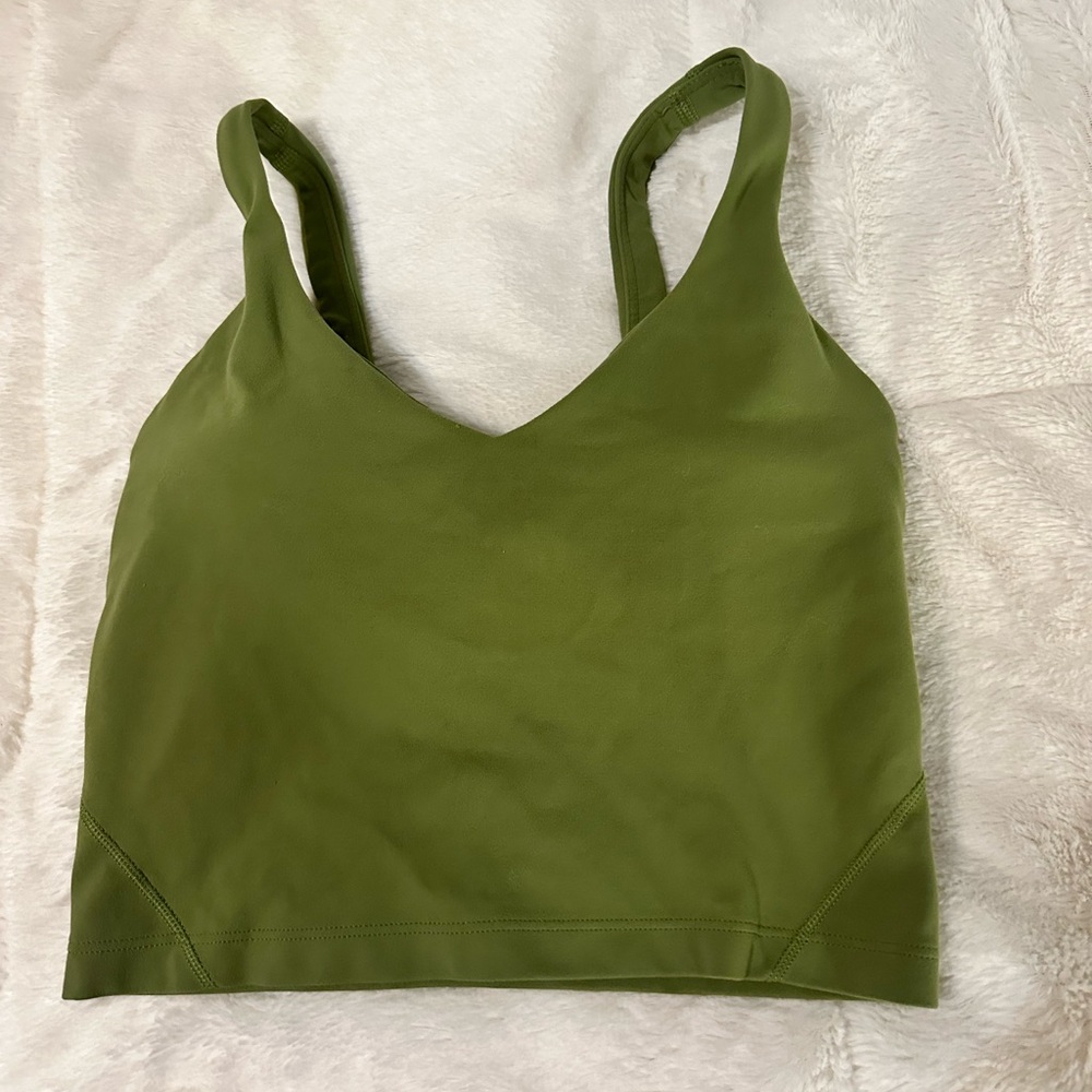 Green Lululemon Align tank top